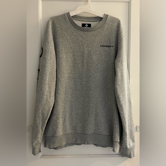 Converse Men's Star Chevron Graphic Crew Sweatshirt SizeM - Picture 1 of 5